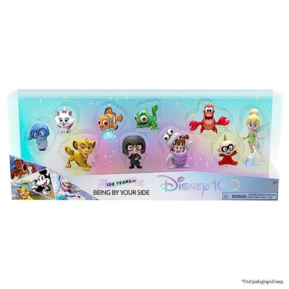 Disney100 Years of Small but Mighty Limited Edition 10 pc Figure Pack NWT - Picture 1 of 5